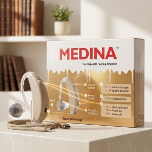 Medina Rechargeable Hearing Amplifier.মেডিনা রিচার্জেবল হিয়ারিং অ্যাম্প্লিফায়ার.